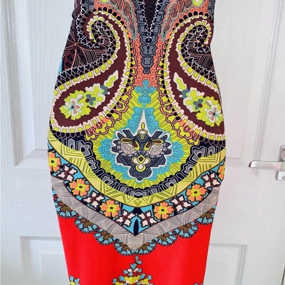 Joseph Ribkoff sexy colorful HTF stretch sz 8 suit dress NWOT! 🔥 - Picture 11 of 12